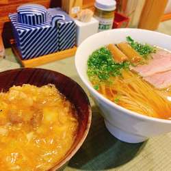 鴨ラーメンto小親子丼