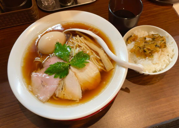 「熟玉 飛魚だし醤油そば & ねぶた漬けごはん」@だし廊 -DASHIRO-の写真