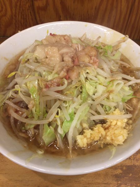 「小ラーメン　750円」@ラーメン二郎 前橋千代田町店の写真