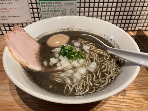 「限定・煮干しそば全部のせ＋替玉」@らーめん 改の写真