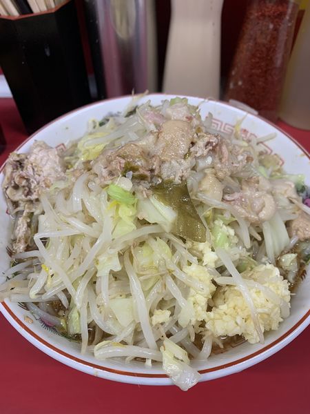 「ラーメン豚2枚少なめ」@ラーメン二郎 湘南藤沢店の写真