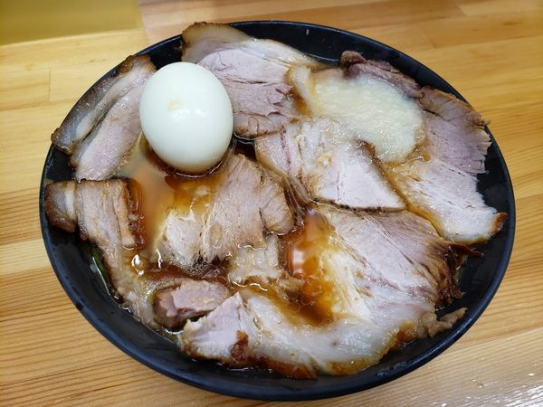 「チャーシュー麺(並)　ゆで玉子」@北大塚ラーメンの写真