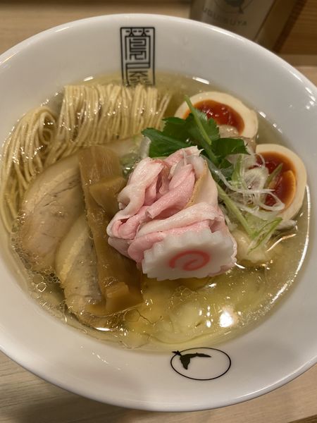 「特製塩ラーメン 1300」@鶯屋の写真