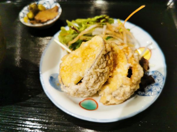 「茄子餃子」@酒と魚オトコマエ酒場の写真