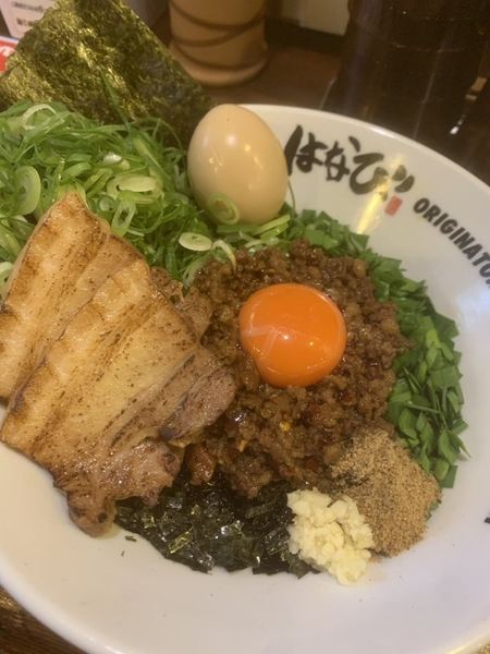 「台湾混ぜそばDX」@元祖台湾まぜそば はなび 二俣川店の写真