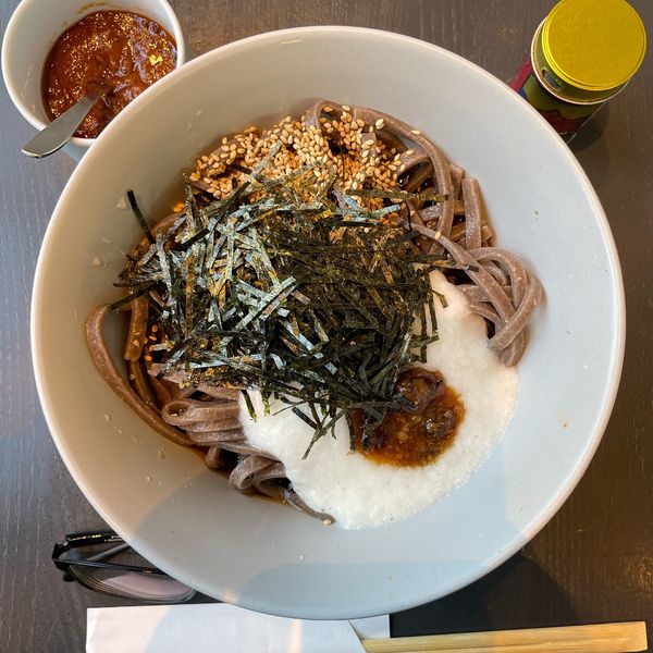 「とろろそば（冷）」@酢重 Indigoの写真