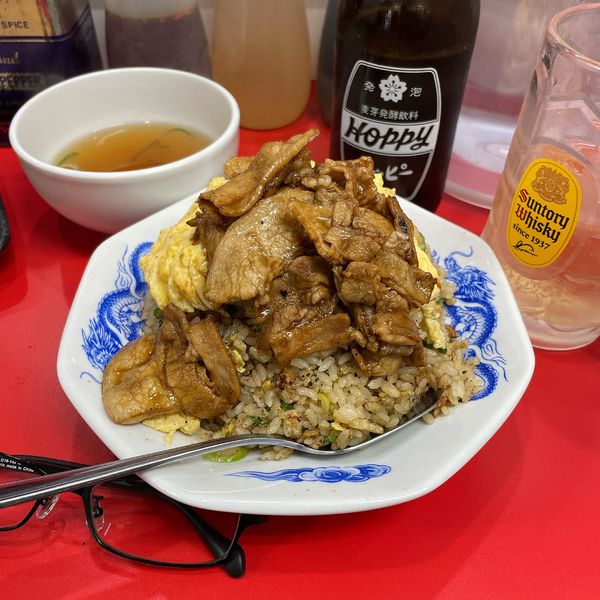 「肉玉炒飯」@新御茶ノ水 萬龍の写真