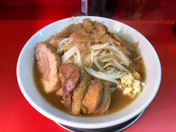 「ミニラーメン+ブタマシ」@ハナイロモ麺 吉祥寺本店の写真