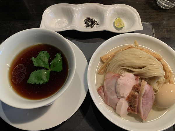 「特選昆布水の淡麗つけめん 1450円」@KaneKitchen Noodlesの写真