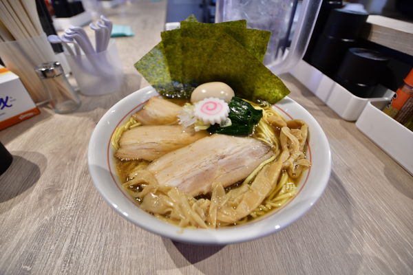 「特製中華そば(大盛)」@中華そば マルキ食堂の写真