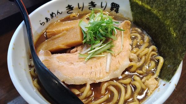 「らぁめん黒　中盛」@葉月直系 きりきり舞の写真