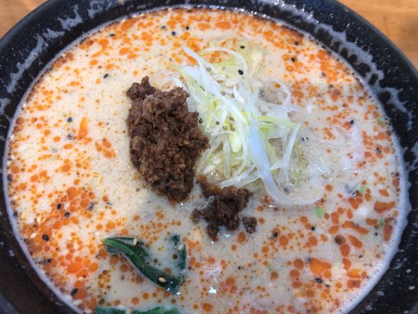 「エゴマ担々麺1150円」@中華のおみせ 柳明の写真