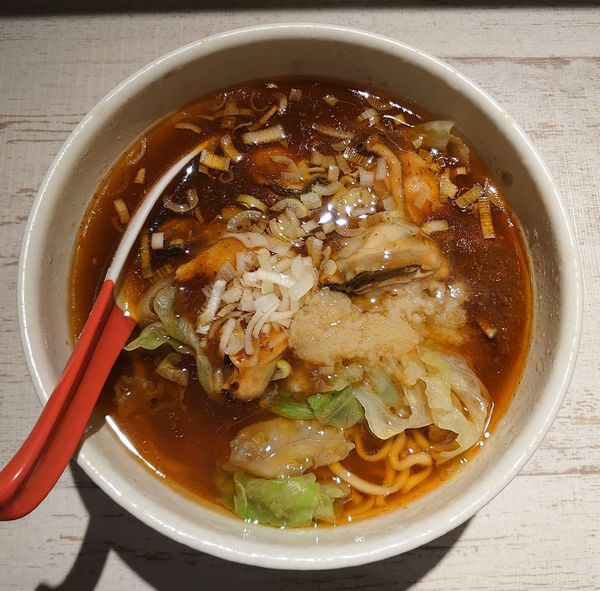 「【限定】水煮牡蠣麺(1000円)」@麺屋 誉の写真