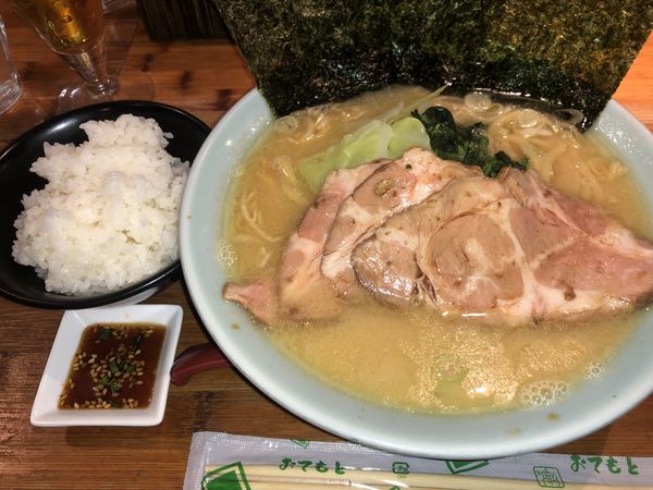 「チャーシューメン＋白ごはん小（1000＋120円）」@山下醤造の写真