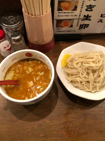 「カレーつけ麺」@ラーメン 唐そば 渋谷2丁目店の写真