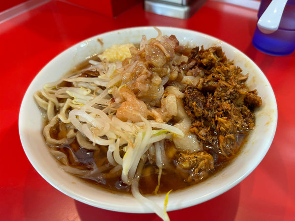 「らーめんミニ＋ほぐし豚」@麺屋 桐龍 久喜店の写真