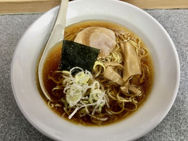 「中華そば 410円」@道中そば 五反田店の写真