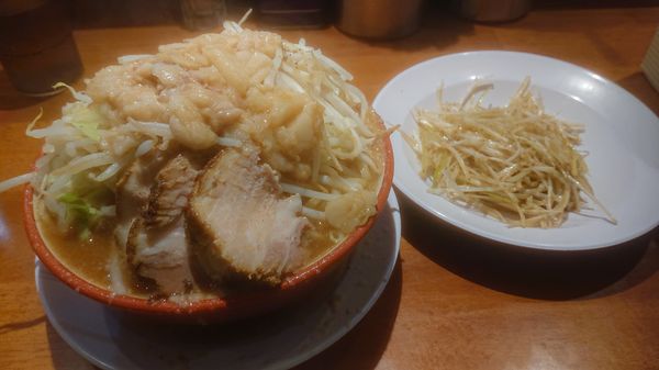 「大ラーメン  ネギ  野菜マシ  アブラマシ」@らーめん バリ男 大森店の写真