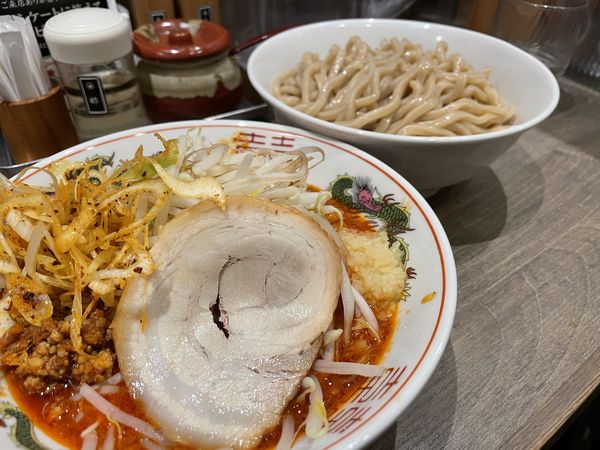 「辛味噌つけめん（期間限定）」@つけめんTETSU 調布店の写真