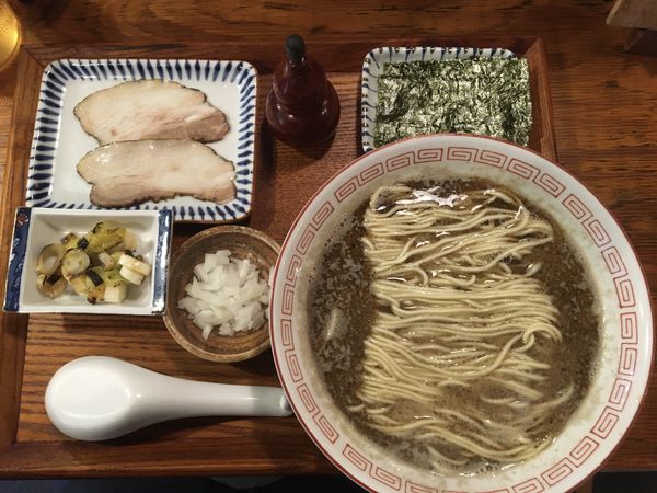 「鯖」@炭火焼濃厚中華そば 倫道の写真