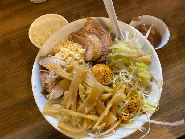 「汁なし」@男気らーめん アカギの写真