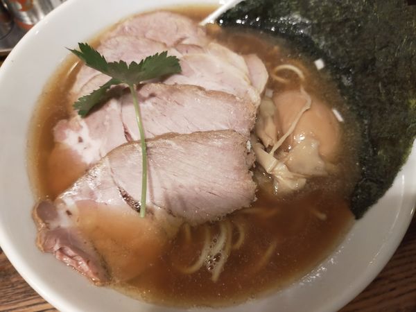 「特製平子煮干しそば」@新橋 纏の写真