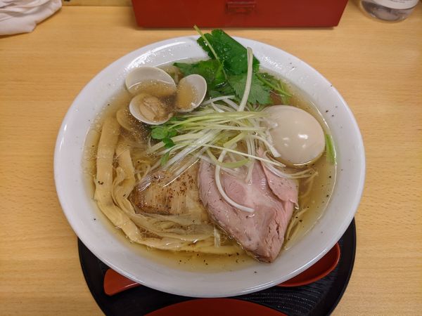 「味玉貝出汁そば 1000円」@らーめん よこ田の写真