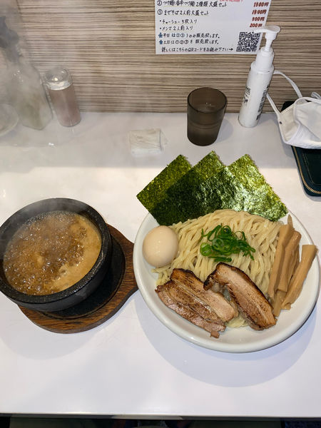 「辛刺激つけ麺全部入り大盛り３辛¥1,100円」@ぶっと麺 しゃにむにの写真