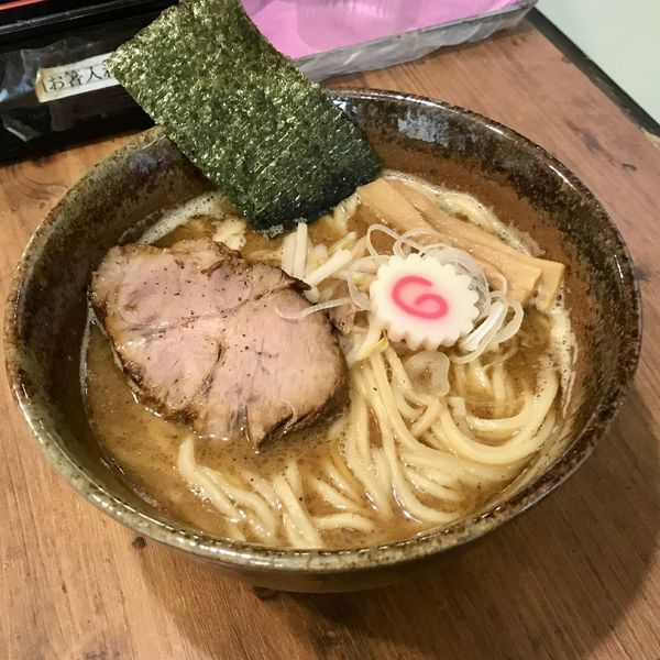 「太麺中華そば￥780」@中華そば 志の田の写真