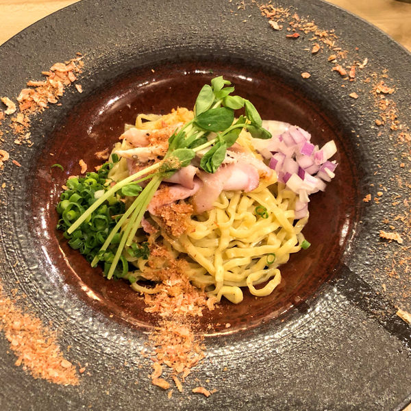 「桜海老の替玉（ハーフ）200円」@論露に不二の写真