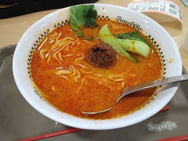 「薫る金ごま担々麺」@スガキヤ 高槻イオン店の写真