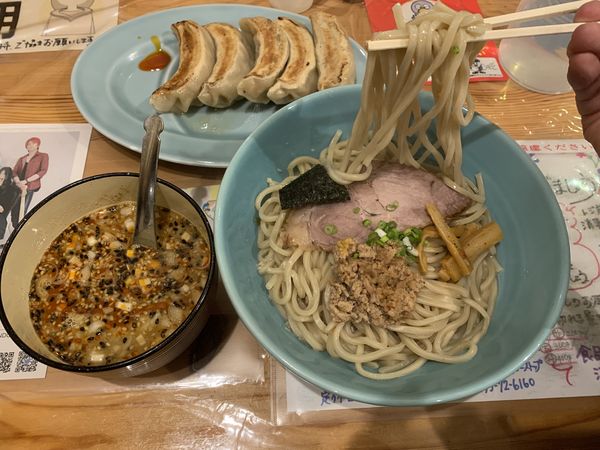 「つけ坦坦めん&ぎょうざ」@つけ麺処 めん家りくの写真