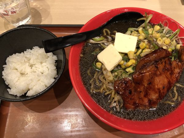 「濃厚黒味噌らーめん　麺大盛り　￥１４０８」@㐂久好 イオンモール東浦店の写真