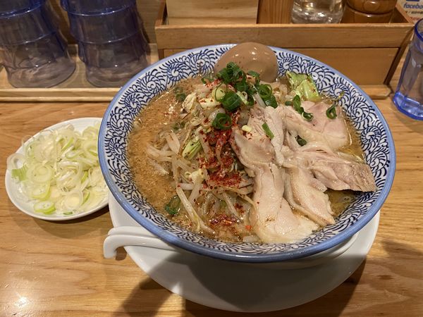 「鶏白湯熟成みそsoba 900円」@仙台中華蕎麦 仁屋の写真
