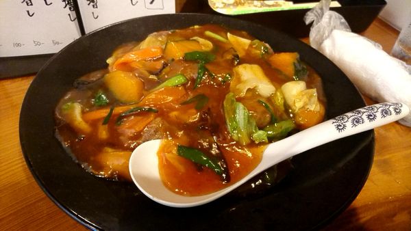 「スタミナ冷やし　800円」@麺や エンジンの写真