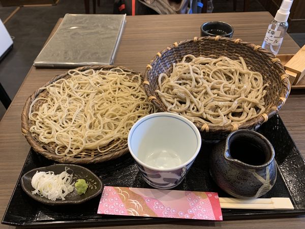 「二種のせいろ（1050円）」@戸定そば 幸の写真