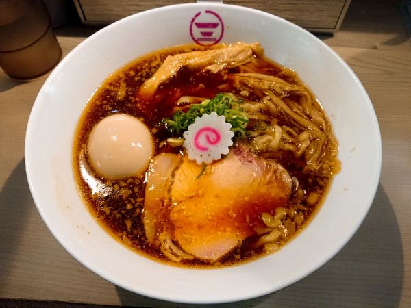 「味玉中華そば(並)」@横浜中華そば 維新商店の写真