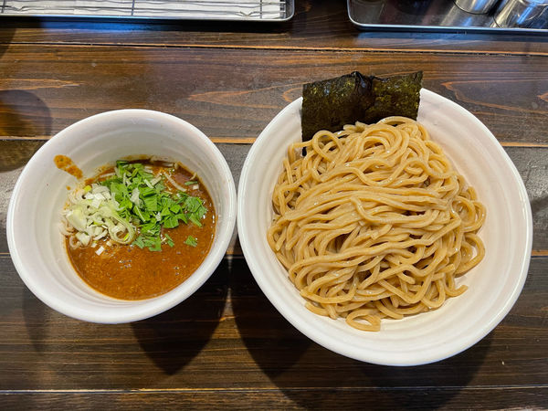 「ベジポタ胚芽辛つけ麺（大盛）」@つけ麺 花みずきの写真