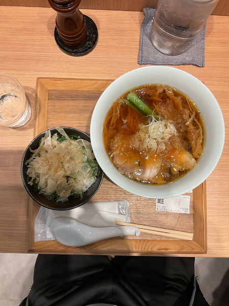 「鮭ラーメン&鮭飯」@ラーメンWalkerキッチンの写真