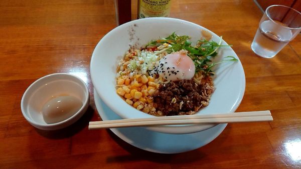 「汁なし担々(1辛)¥930-&煮卵¥110-」@Hino担担麺 kokuuの写真