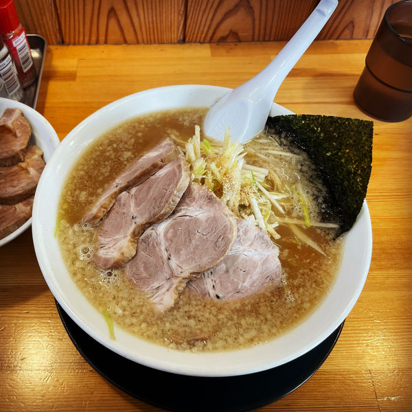 「ネギチャーシューメン」@ラーメンショップ椿 松山千石店の写真