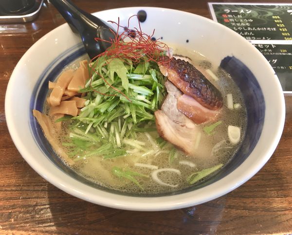 「鴨しお(803¥)」@めん処 笑家の写真