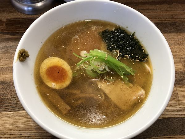 「焼にぼしらぁ麺　￥８６０」@麺屋 一八の写真