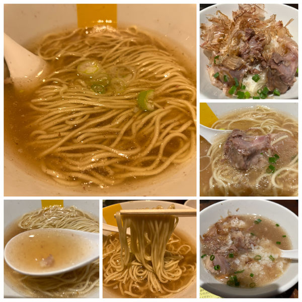 「牛出汁のかけらー麺とダシ香る牛すじ塩煮ご飯のセット」@塩生姜らー麺専門店MANNISHの写真