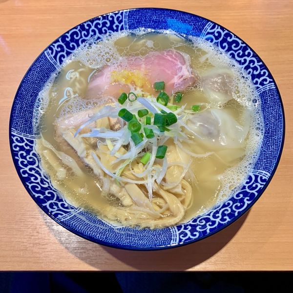 ワンタン中華そば(白だし)