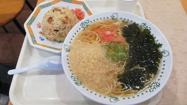 「てんかけセット大盛　¥740」@グリーンコーナー 築地橋店の写真