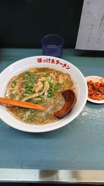 「魚介ラーメン+からあげ4ヶ」@ぼっけゑラーメンの写真