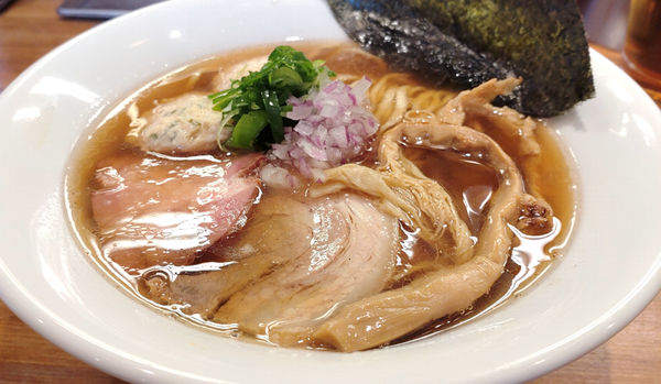 「【昼】煮干しつくねそば」@麺処 いち林の写真