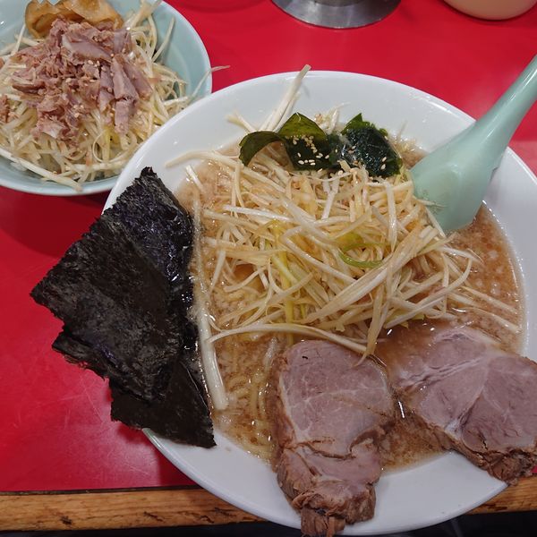 「かいざんネギ丼セット1100円、ビール500円」@かいざん 西船橋店の写真