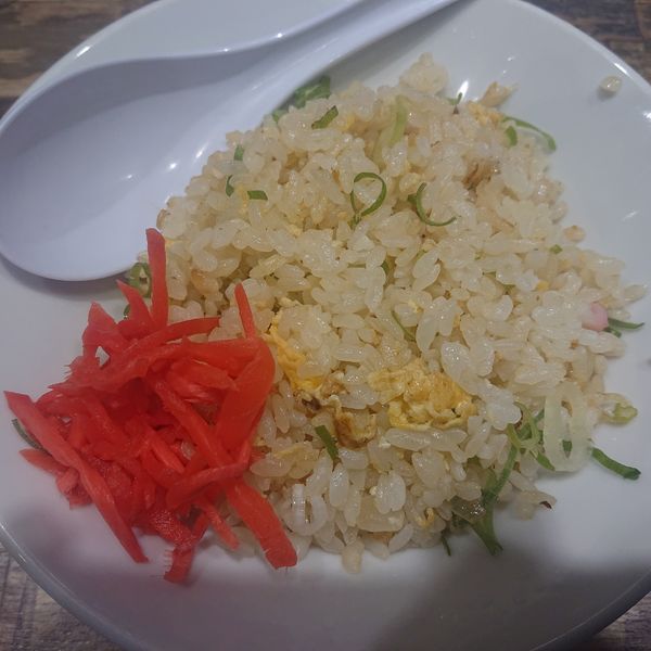 「うまいラーメン830円(硬め)、ミニチャーハン300円」@うまいラーメン 松福 静岡店の写真